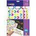 PlayBox: Set di adesivi per creare lettere, 600 pezzi
