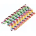 PlayBox: Set di cannucce di carta a righe colorate 50 pezzi