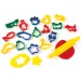 PlayBox: Set di formine tagliapasta con mattarello 17 pezzi