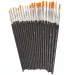 PlayBox: Set di pennelli a testa piatta 20 pezzi