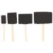 PlayBox: Set di pennelli in spugna di diverse dimensioni, 4 pezzi