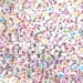 PlayBox: Set di perline bianche rotonde con lettere, 750 pezzi