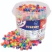 PlayBox: Set di perline colorate con lettere 1250 pezzi 7x7x7mm