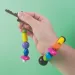 PlayBox: Set di perline colorate in legno infilabili in secchio 190gr