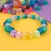 PlayBox: Set di perline colorate infilabili a forma di cilindro e cubo ABC confezione da 1000 pezzi
