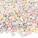 PlayBox: Set di perline con lettere a forma di fiore bianco, 920 pezzi