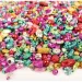 PlayBox: Set di perline metallizzate in forme varie, 3000 pezzi