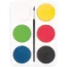 PlayBox: Tavolozza acquerelli con 6 dischi da 55 mm colori base