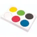 PlayBox: Tavolozza da pittura colorata con 6 dischi di vernice da 44 mm