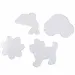 PlayBox: base perline stirabili MIDI da 5mm - cane, auto, pesce, fiore confezione da 4 pezzi