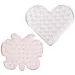 PlayBox: base perline stirabili da 9mm con 5 forme di farfalla e 5 forme di cuore