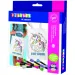 PlayBox: kit per ricamo fai-da-te con borsa di tela