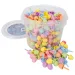 PlayBox: mosaico colorato con elementi rotondi da 15 mm, set da 350 pezzi in secchio