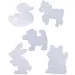 Playbox: Set di basi perline stirabili XL – 5 pezzi, forme di animali