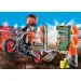 Playmobil: Starter Pack - Moto da stuntman con cerchio infuocato (71256)