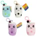 Portachiavi in peluche Bubble Tea in diverse varianti 1 pezzo