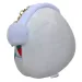 Portachiavi pupazzo di neve in peluche morbido 12 cm