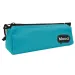 Portapenne cilindrico blu Chrome Mood 21x7x7cm