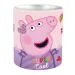 Portapenne da scrivania in metallo a forma di cilindro di Peppa Pig 10x11cm