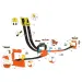 Power Track: Set da corsa da 26 pezzi con rampa e 2 macchinine in scala 1/64