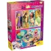 Principesse Disney 2 in 1 maxi puzzle 2x60 pezzi e album da colorare 50x35 cm - Lisciani