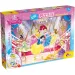 Principesse Disney 2 in 1 puzzle da 250 pezzi e libro da colorare 50x35 cm - Lisciani