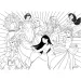 Principesse Disney 2 in 1 puzzle maxi da 2x24 pezzi e album da colorare - Lisciani