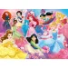 Principesse Disney Il team 2 in 1 puzzle Eco maxi da 24 pezzi e da colorare 70x50 cm - Lisciani