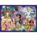 Principesse Disney e i loro animali 2 in 1 puzzle Eco mini da 24 pezzi e album da colorare 35x25cm - Lisciani