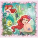 Principesse Disney e i loro piccoli amici 3 in 1 puzzle - Trefl