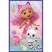 Puzzle 3x80 pezzi "Gabi casa delle bambole giorni colorati" - Trefl