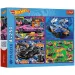 Puzzle Hot Wheels auto da corsa 4 x 250 pezzi - Trefl immagine 1