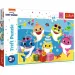 Puzzle Maxi 24 pezzi Famiglia Baby Shark Felice - Trefl