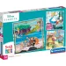 Puzzle Supercolor Clementoni Disney serie classica di fiabe 3x48 pezzi