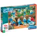 Puzzle Supercolor da 104 pezzi - I Puffi nel bosco - Clementoni