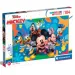 Puzzle Supercolor da 104 pezzi di Mickey Mouse e i suoi amici - Clementoni