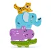 Puzzle a forma di albero con animali - Woodyland