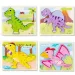 Puzzle a forma di dinosauro disponibile in diverse varianti
