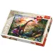 Puzzle da 100 pezzi "Terra dei dinosauri" - Trefl