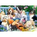 Puzzle da 1000 pezzi "Cani nel parco" - Trefl