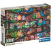 Puzzle da 1000 pezzi "Mercato galleggiante in Thailandia" - Clementoni