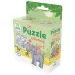 Puzzle da colorare 16 pezzi 2 in 1 - Elefante