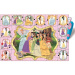 Puzzle da pavimento interattivo Disney Principesse, 24 pezzi - Clementoni