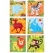Puzzle di blocchi di legno - Animali della savana