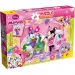 Puzzle e libro da colorare Minnie Mouse 2 in 1, 60 pezzi, 50x35 cm - Lisciani