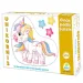 Puzzle gigante da pavimento unicorno 12 pezzi