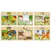 Puzzle in legno con animali domestici