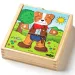 Puzzle in legno con cagnolino da vestire, 18 pezzi - Woodyland