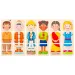 Puzzle in legno con professioni - Woodyland