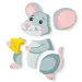 Puzzle in legno con topolini 5 pezzi - Woodyland